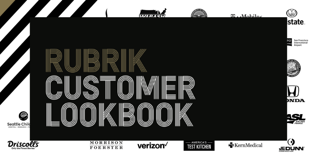 Rubrik's Customer Lookbook